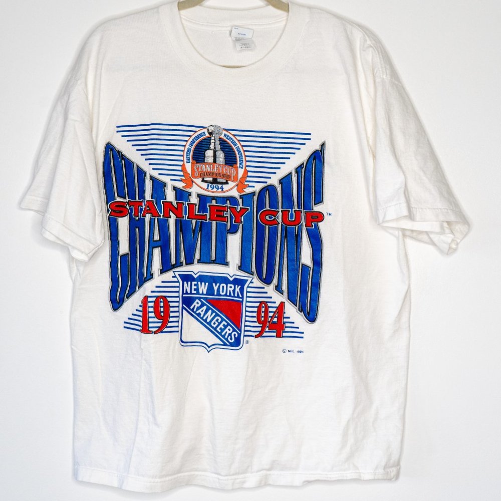 **SOLD** Vintage NY Rangers 1994 Stanley Cup Champions XL Extra Large White